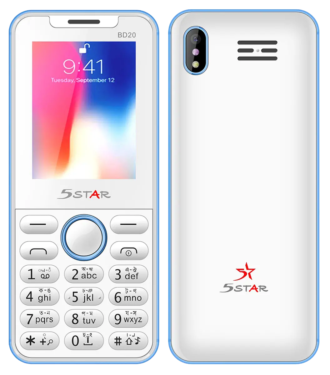 5star BD20 White Blue.