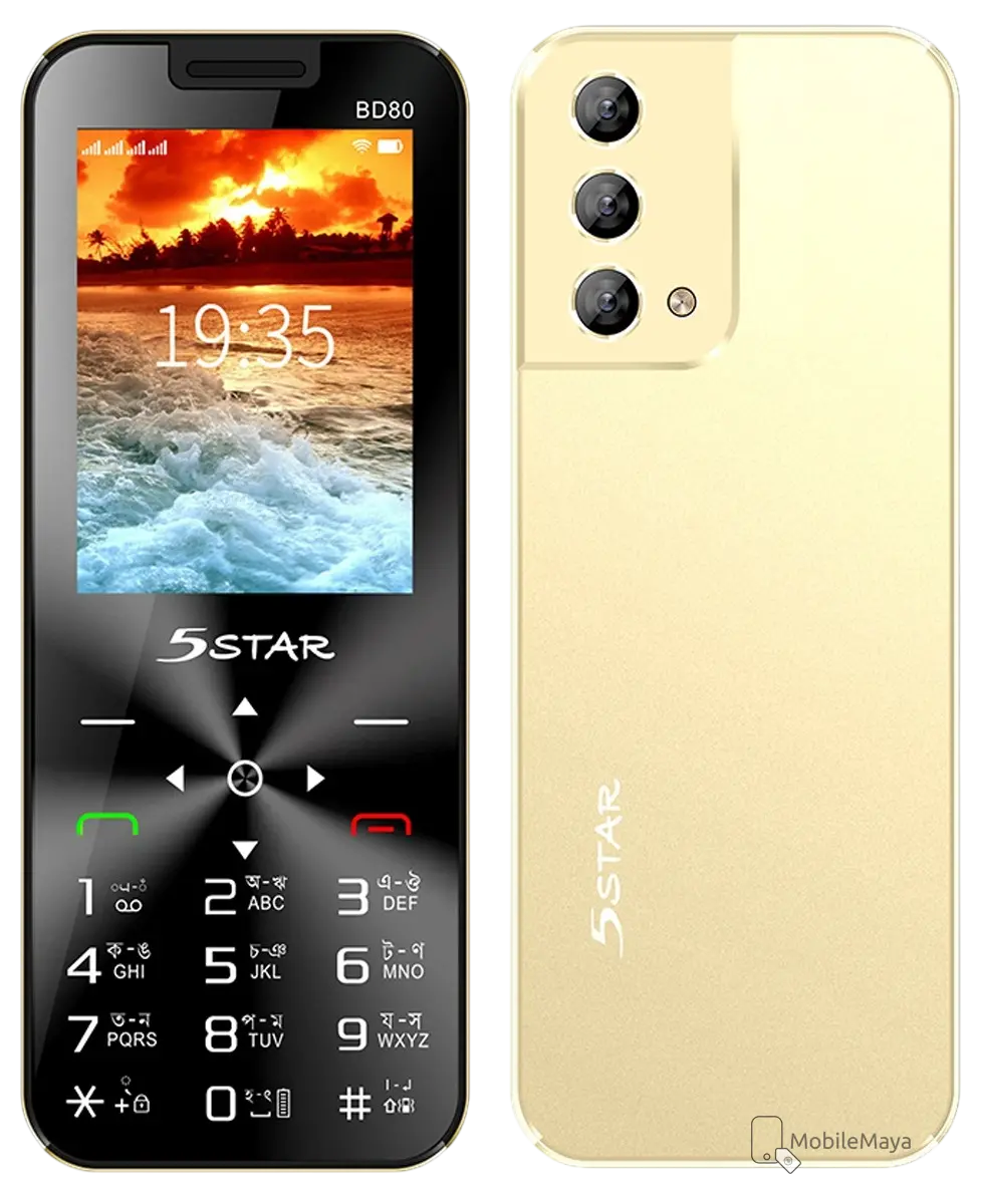 5star BD80(4SIM) Gold Image.