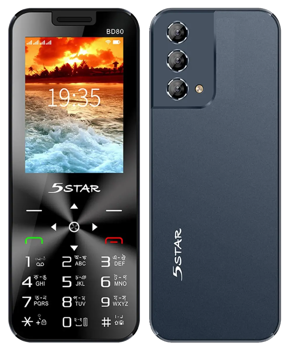 5star BD80(4SIM) Gray Image.