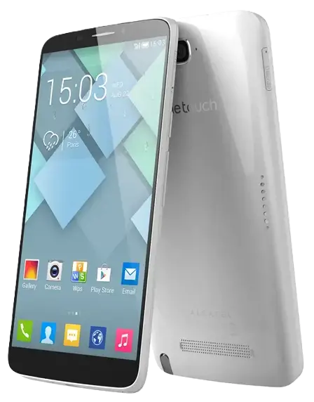 Alcatel Hero white color image