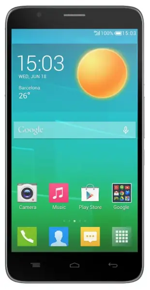 Alcatel One Touch Flash Front Side Image.