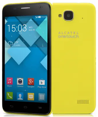 Alcatel One Touch Idol X Yellow Image.