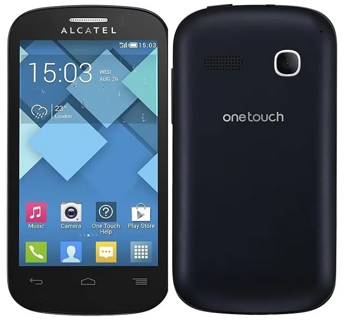 Alcatel One Touch Pop C3 Black Image.