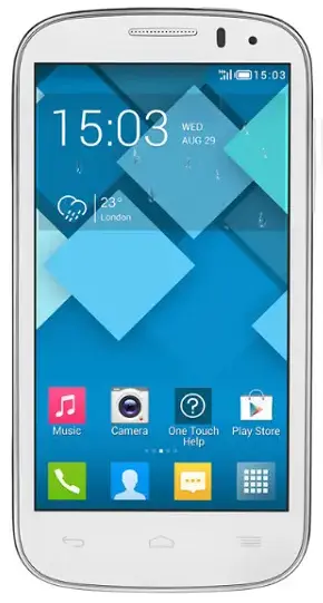 Alcatel One Touch Pop C5 Front Side Image.
