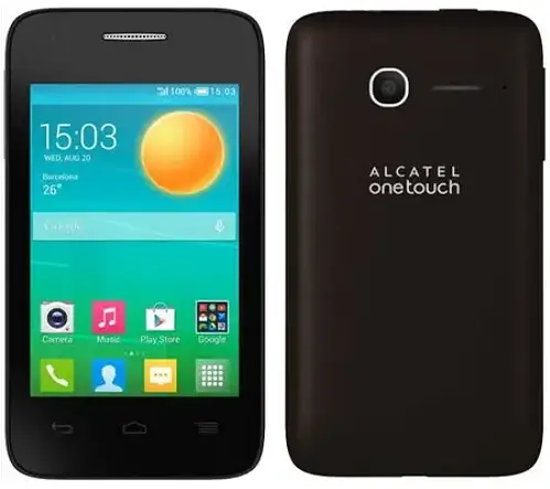 Alcatel One Touch Pop D1 Black Image.