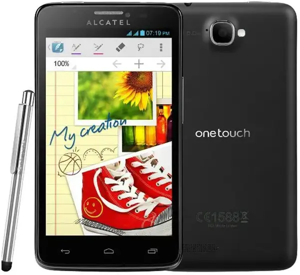 Alcatel One Touch Scribe Easy Black Image.