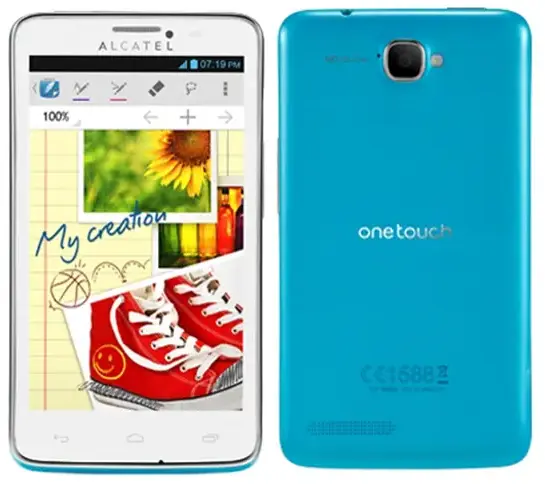 Alcatel One Touch Scribe Easy Blue Image.