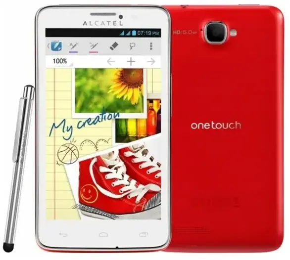Alcatel One Touch Scribe Easy Red Image.