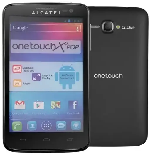 Alcatel One Touch X'Pop Black Image.