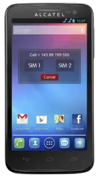 Alcatel One Touch X'Pop Front Side Image.