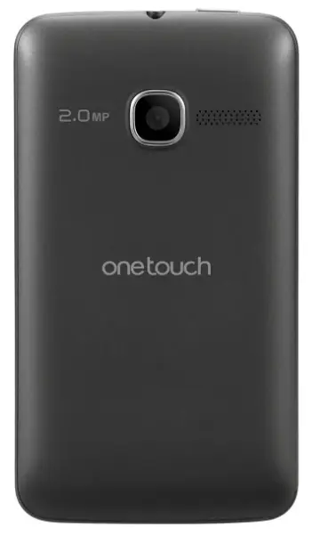 Alcatel OneTouch Tribe 3040D Back Side Image.