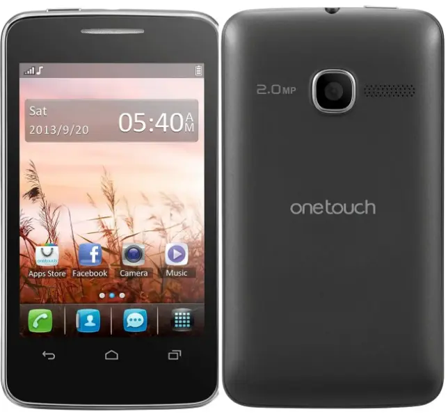 Alcatel OneTouch Tribe 3040D Black Image.