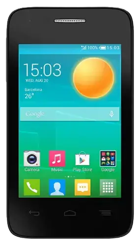 Alcatel Pop D1 front side image