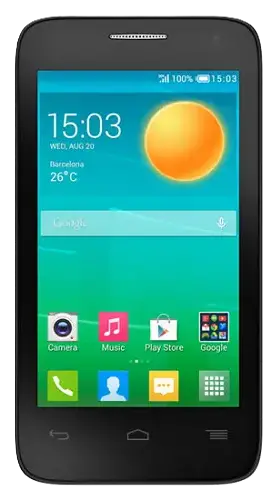 Alcatel Pop D3 front side image
