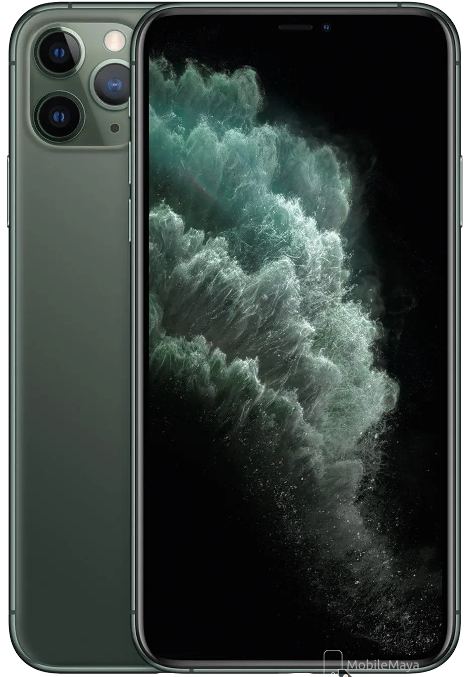 Apple iPhone 11 Pro Max Midnight Green Image.