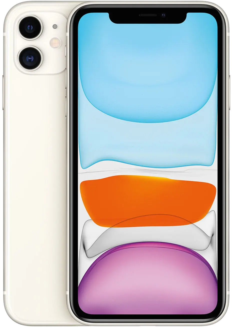 Apple iPhone 11 White Image.