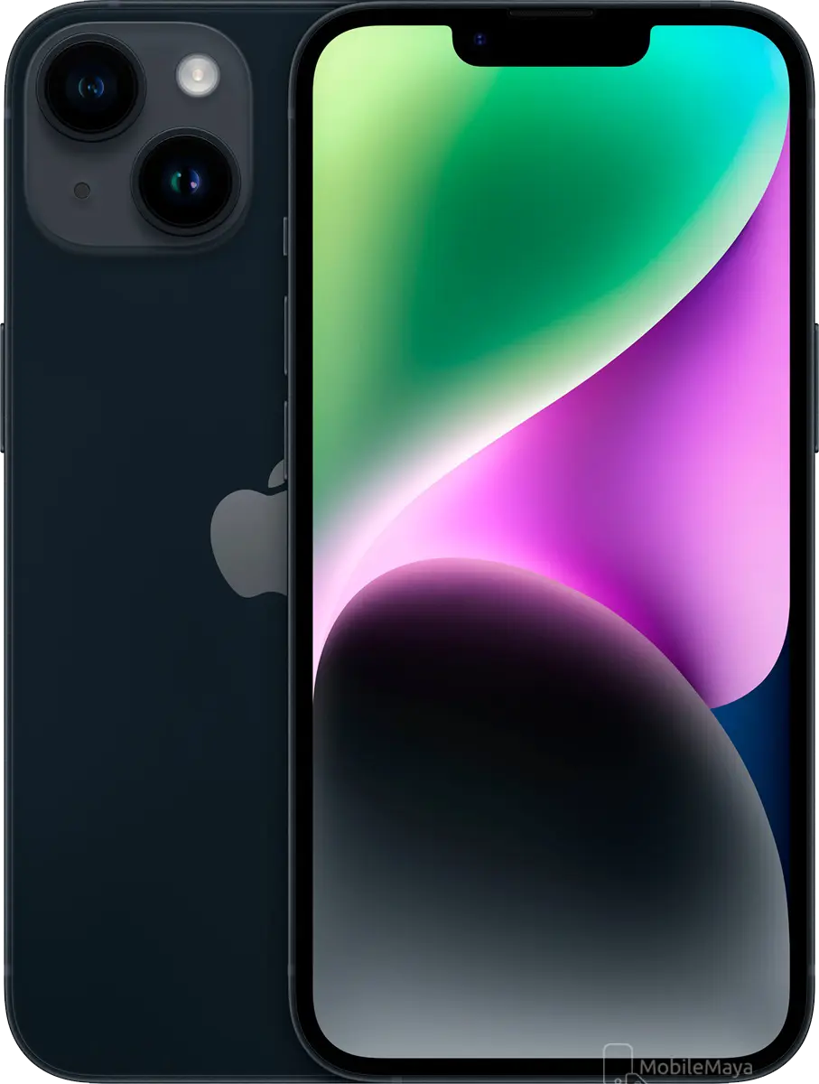 Apple iPhone 14 Midnight Image.