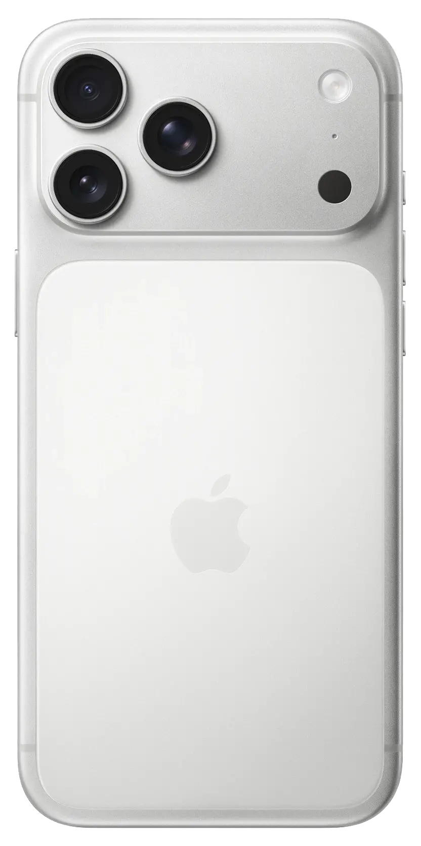 Apple iPhone 17 Pro Max Silver Back Camera Image.