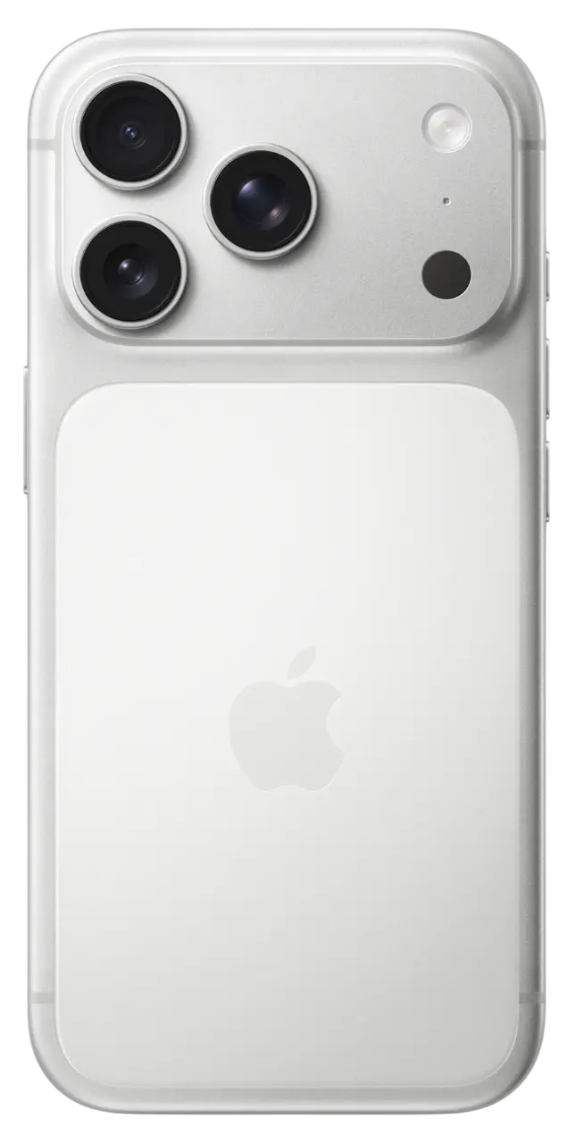 Apple iPhone 17 Pro Silver Back Image