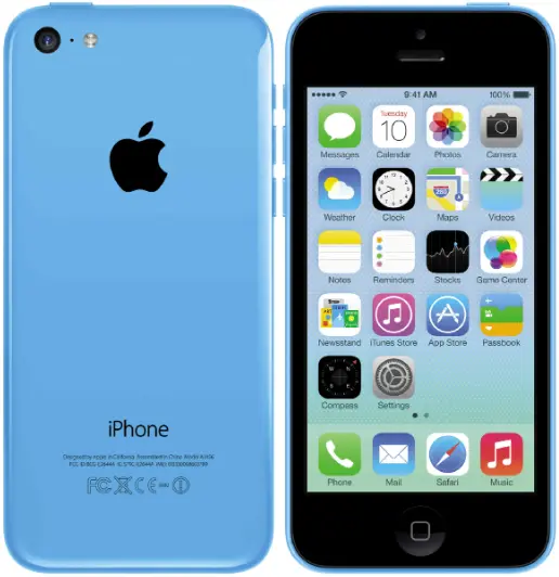 Apple iPhone 5c Blue official Image