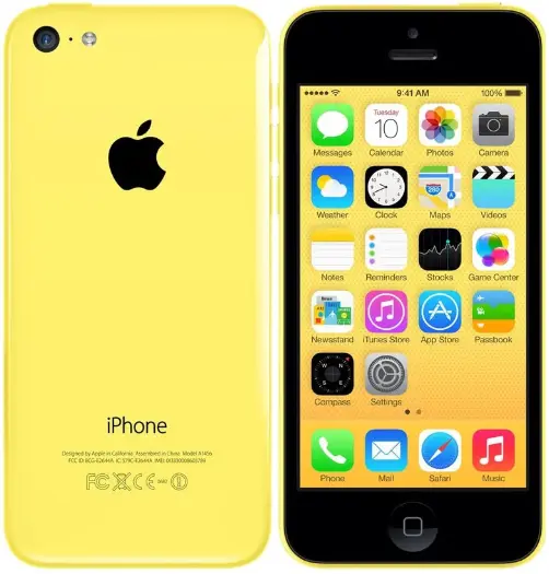 Apple iPhone 5c Yellow official Image