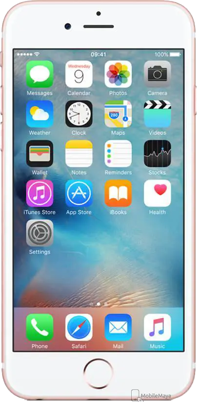 Apple iPhone 6s Front Side Image.