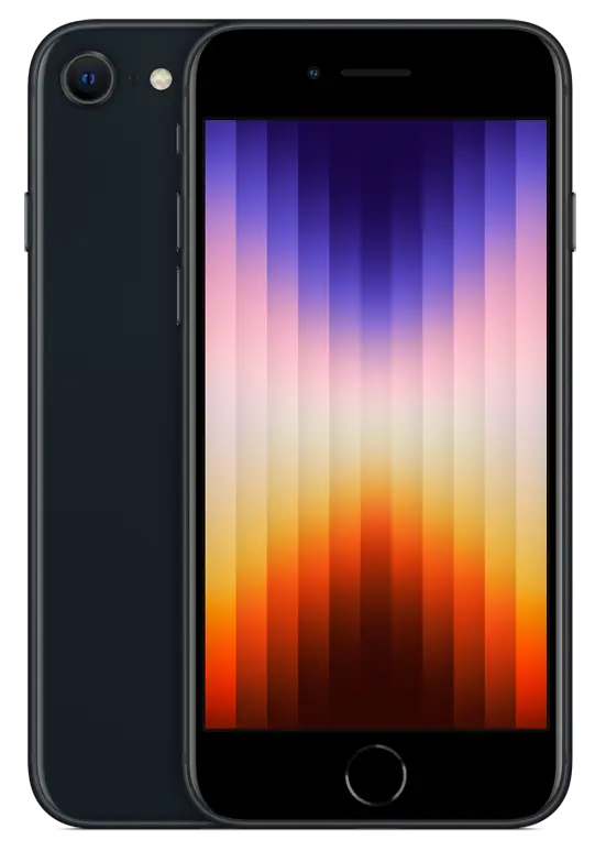 Apple iPhone SE 2022 Midnight color