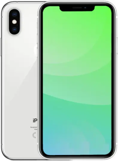 Apple iphone xs Silver official Image
