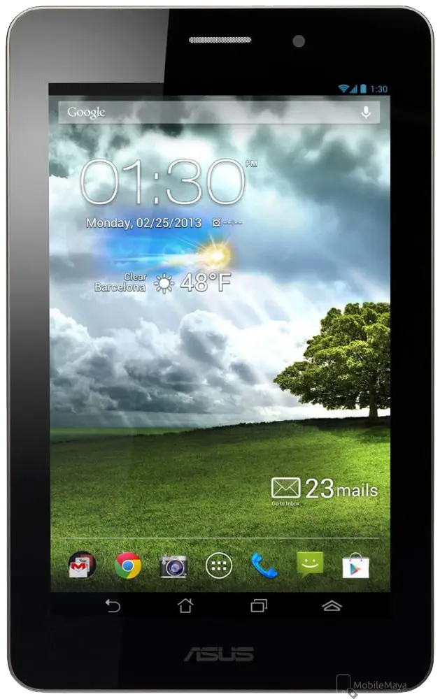 Asus Fonepad Full Display Size Image.