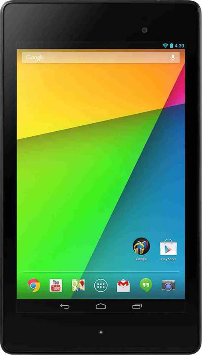 Asus Google Nexus 7 (2013) Full Display Side Image.