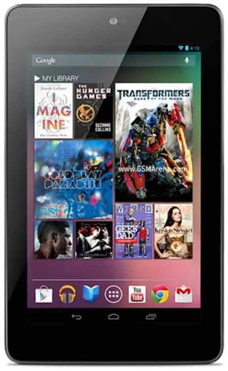 Asus Google Nexus 7 Full Display Side Image.
