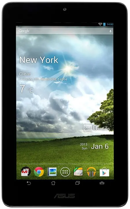 Asus Memo Pad ME172V Full Display Side Image.