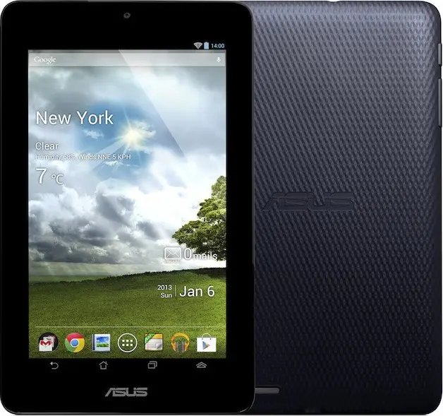Asus Memo Pad ME172V Titanium Gray Official Image.