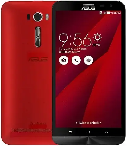 Asus Zenfone 2 Deluxe ZE551ML Red Image.