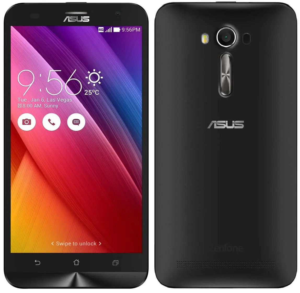 Asus Zenfone 2 Laser ZE550KL Black Image.