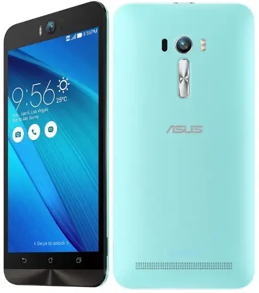 Asus Zenfone Selfie ZD551KL Aqua Blue Image.