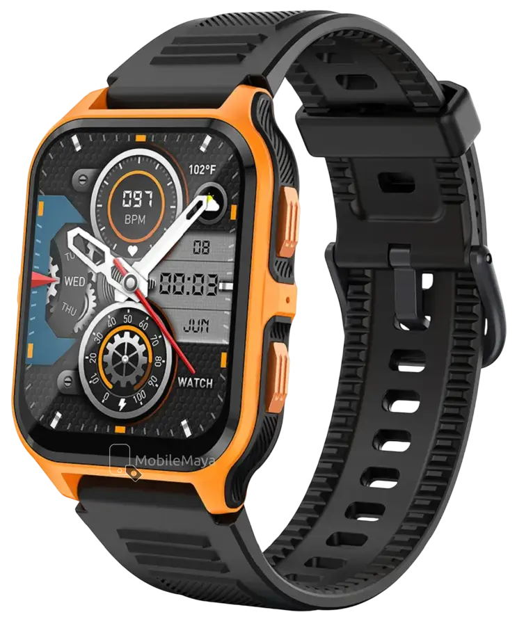 COLMI P73 Orange Black Camouflage