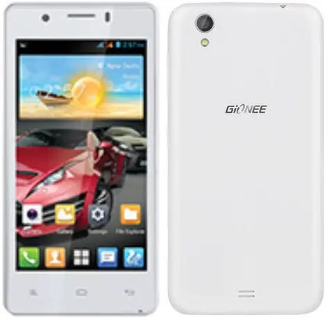 Gionee P4S White Image.