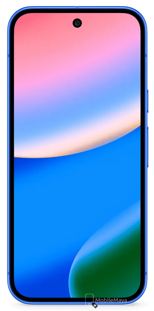 Google Pixel 10 Indigo Front Image.