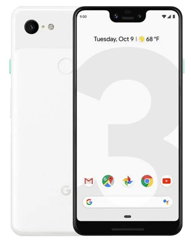 Google Pixel 3 XL Clearly White Image