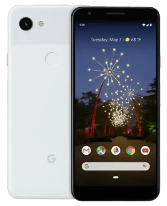 Google Pixel 3a Clearly White Image