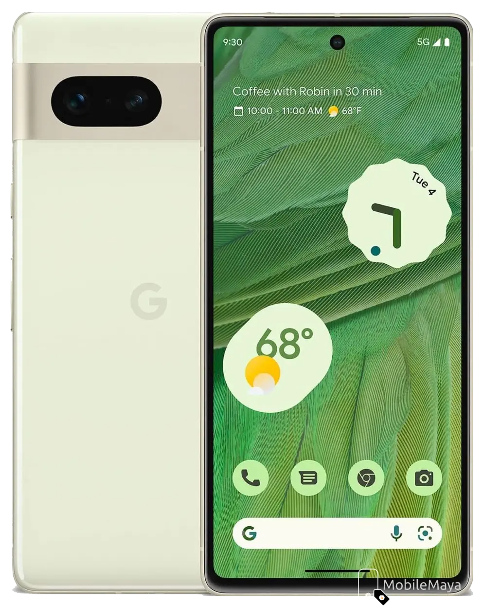 Google Pixel 7 Lemongrass Image
