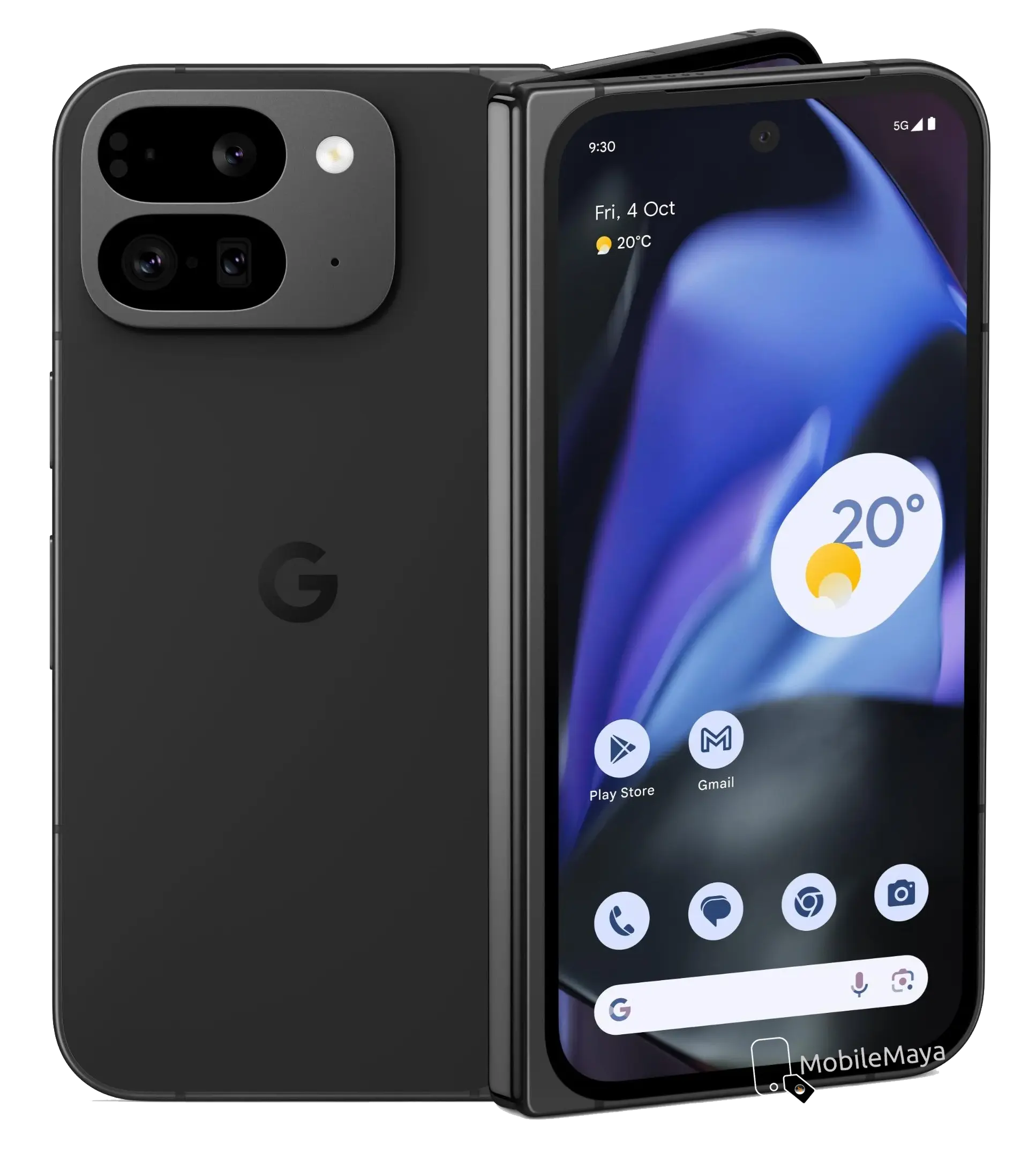 Google Pixel 9 Pro Fold Obsidian Image