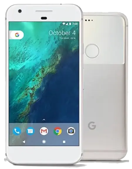 Google Pixel silver color image