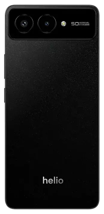 Helio 95 4G Carbon Black Back Side Image.