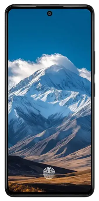 Helio 95 4G Carbon Black Front Side Image.