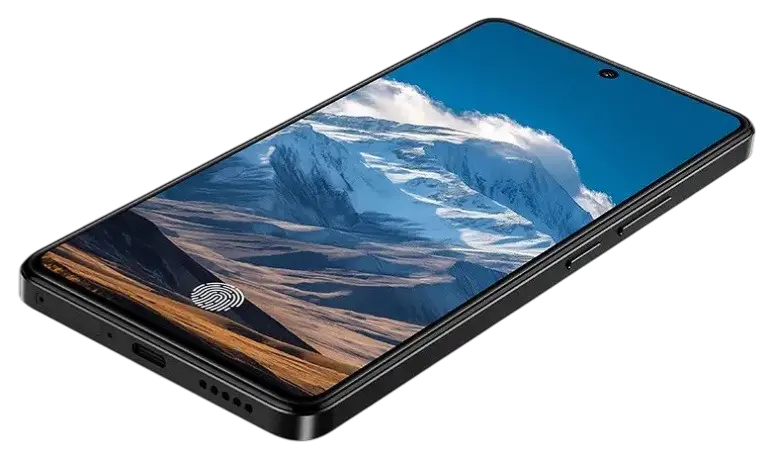 Helio 95 4G Carbon Black Right Side Image.