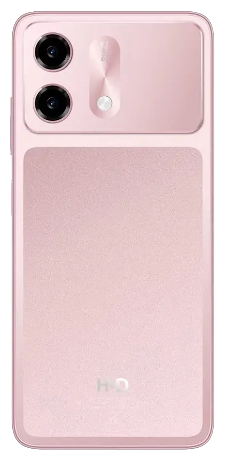 HMD Vibe2 4G Peach Pink Back Side Image