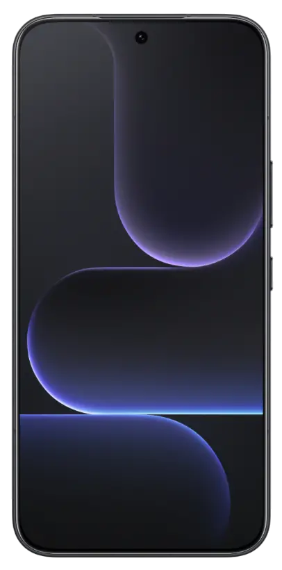 Honor 500 5G Obsidian Black Front Side Image.