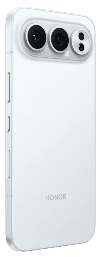 Honor 500 Pro 5G Moonlight Silver Right Side Image.